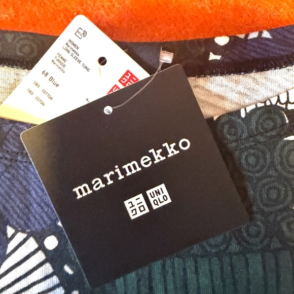 Marimekko and Uniqlo collab oversized maximalist floral long sleeve tunic NWT - Picture 5 of 9